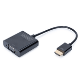 CONVERSOR HDMI A PARA VGA TIPO A PARA VGA(D-SUB) 3,5MM AUD IO