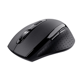MOUSE SEM FIO TRUST YVI+ BLACK SILENT CLICK 1600DPI AJUSTÁVEL COM 6 BOTÕES