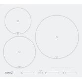 VITROCERAMICA INDUCCION CATA INSB 6003E2 WH 3 ZONAS COCCION ANCHO 60 CM