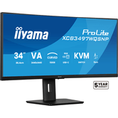Alto-falantes IIYAMA XCB3497WQSNP-B1 ProLite 34" LED VA UltraWide Quad HD HDMI