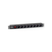 REGLETA ALIMENTACION RACK 19" 1U 8 TOMAS CON INTERRUPTOR