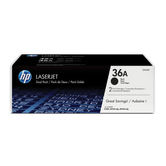 TONER HP LASERJET NEGRO PACK 2 36A