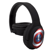 FONES DE OUVIDO ESTÉREO SEM FIO COM MICRO CAPTAIN AMERICA 001 MARVEL RED