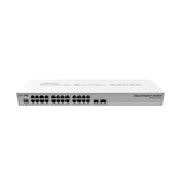 SWITCH 24 PUERTOS 10/100/1000 MIKROTIK CRS326-24G-2S+RM L2 POE RACK 19"
