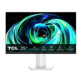 MONITOR GAMING TCL 25G54 25" FHD (1920 X 1080), 5MS, 144HZ, HDMI, VGA, BLANCO