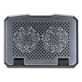 Hama Base refrigeradora para portátil Aluminium Negro