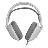 HEADSET MARS GAMING MHSTRIKEW FRGB JACK 3.5mm ALIMENTAÇÃO USB CONTROLE VOLUME COR BRANCO