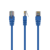 Cabo UTP moldado CAT5E 1m azul