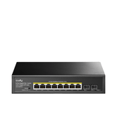 Switch Gigabit PoE+ CUDY de 8 portas com slot SFP de 2 Gigabit 120 W