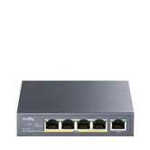 Switch Gigabit PoE+ CUDY de 5 portas e 60 W