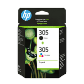 PACK COMBO CARTUCHOS HP 305 NEGRO/ TRICOLOR