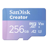 TARJETA SANDISK CREATOR MICROSD 256GB