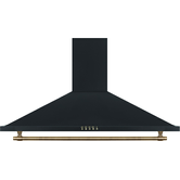 CAMPANA CHIMENEA VITROKITCHEN CD951R ANCHO 90 CM NEGRA