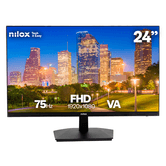 NILOX MONITOR 23.8"  NXM24FHD11 LED FHD 75HZ 16:9 5MS HDMI/VGA   24" LED VA Full HD HDMI VGA