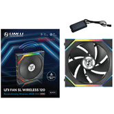 Lian Li UNI FAN SL Wireless 120 Reverse Blade Carcasa del ordenador Ventilador 12 cm Negro 1 pieza s