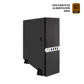 COOLBOX  COOLBOX CAJA MATX SLIM T450S USB3.2 GEN1 FTE.300TBZ 300W 80+BRONZE  Negro Incluye Fuente
