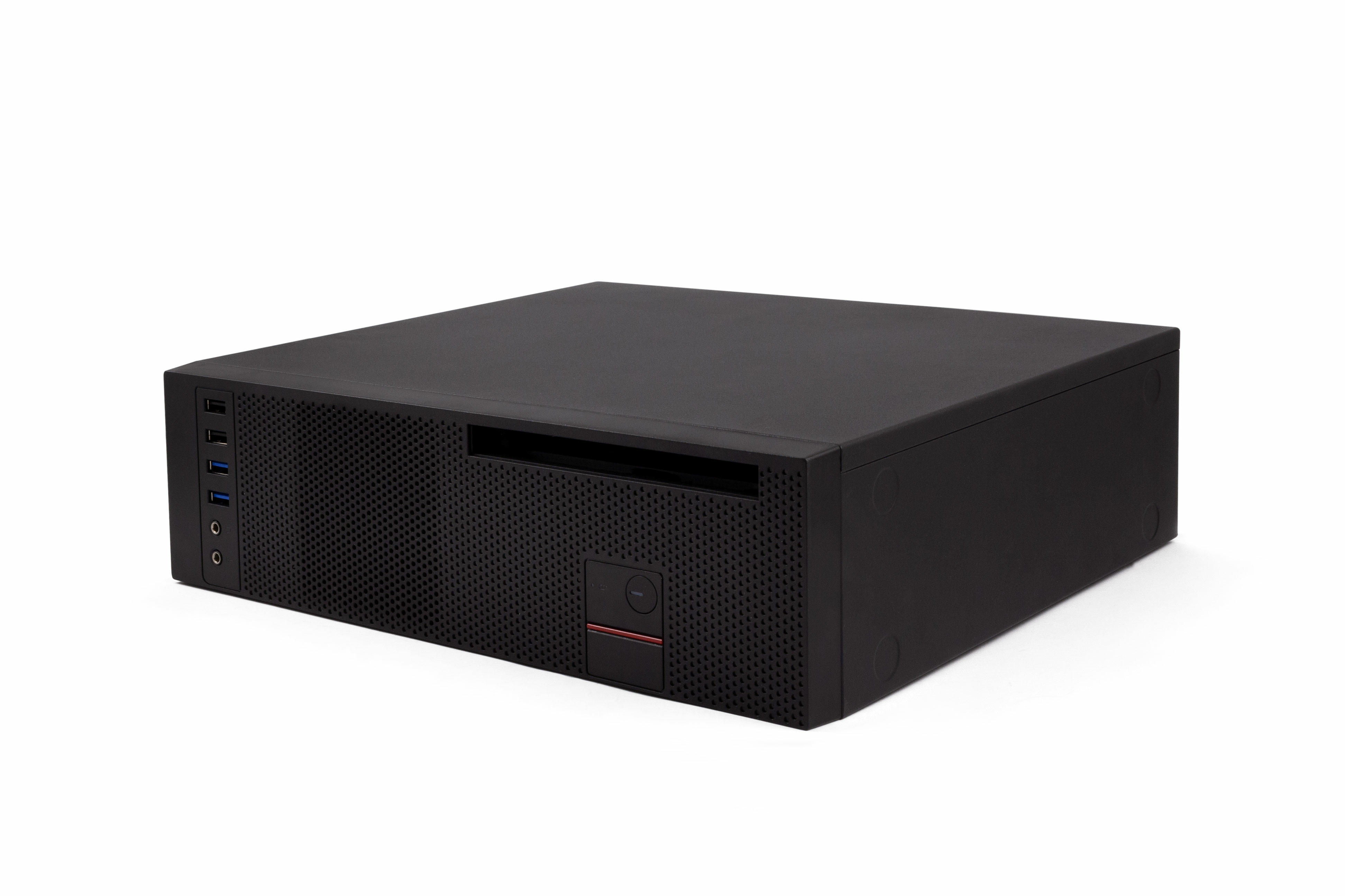CAJA SEMITORRE/MICRO-ATX COOLBOX T360 SLIM 300W 80+ USB3.0 NEGRO - miniatura 2