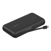 POWERBANK BELKIN BPB024HQBK CABLE USB-C INTEGRADO NEGRO 20000 mAH 1xUSB-C 1xUSB-A 30W