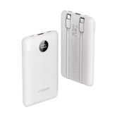 VEGER C11 VG W1170 PowerBank 10000mAh smallest PD20W with cables bulit in Blanco