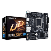Placa-mãe GIGABYTE Intel H610M S2H V2 - Suporta CPUs Intel Core de 14ª geração, VRM digital híbrido de fase 4+1+1, DDR5 de até 5600 MHz, 1xPCIe 3.0