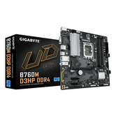 GIGABYTE Intel  B760M D3HP DDR4 Placa base - Soporta CPUs Intel Core de 14ª generación, VRM digital de 4+1+1 fases, hasta 5333MHz DDR4 (OC), 2xPCIe 4.