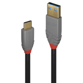Cabo USB 3.2 tipo A para C de 3 m 5A PD Anthra Line