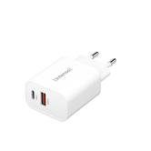Intenso | Cargador pared W30AC|1xUSB-A 1xUSB-C