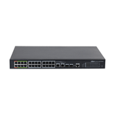 (DH-LR2226-24ET-360-V2) DAHUA SWITCH L2 EPOE GESTIONABLE 24 PUERTOS 10/100 (8 EPOE/EOC + 16 POE) + 2 UPLINK COMBO GIGABIT/SFP