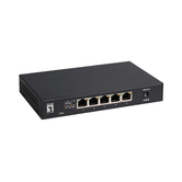 SWITCH NO GESTIONABLE LEVEL ONE GEU-0525 5P  2.5GbE CARCASA METAL NO RACK
