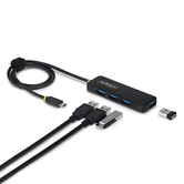 Hub USB-C de 4 Puertos USB-A - 5Gbps - Alimentado por el Bus