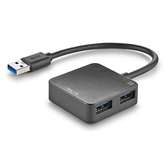 HUB USB 3.0 NGS TINY 3.0 4xUSB-A INTEGRADO COR PRETO