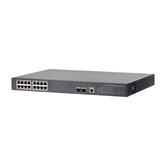 (DH-PFS4218-16GT-240) DAHUA SWITCH L2 POE GESTIONABLE 16 PUERTOS GIGABIT + 2 SFP UPLINK GIGABIT