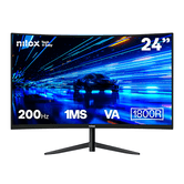 Monitor NILOX NXM24CRV2001 Curva DP HDMI de 24 VA a 200 Hz