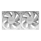VENTILADOR INTERNO TACENS ANIMA AF8X2W 8x8 DE BAIXO RUÍDO DE 12 dB, FLUXUS BEARING PACK 2 BRANCO