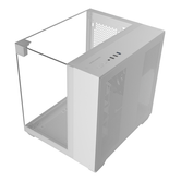 CAPA DE GPU DE VIDRO TEMPERADO TRIPLO MICROATX GAMING MARS GAMING MCVISIONMW 330 mm 1x3,5 1x2,5 BRANCA