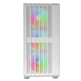 CAIXA ATX SEMITORRE GAMING MARS GAMING MCVAULTW FRONTAL BRANCO MALLA VERTICAL 4x120mm ARGB 3xPCI VERT