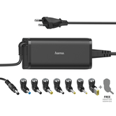 Hama Cargador para port  til con 8 adaptadores de 15 19V 90W