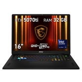 MSI Vector 16HX AI-241ES U9 32 1TB 5070Ti W11H 16