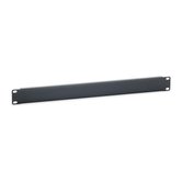 ARMÁRIO DE RACK 1U DE PAINEL EM BRANCO 19" COR PRETO RAL9005