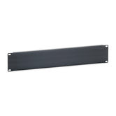 PANEL CIEGO 2U ARMARIO RACK 19" COLOR NEGRO RAL9005