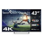 TV SMART TECH 43" 43QG02V DLED 4K Ultra HD