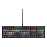 TECLADO TRUST GAMING GXT 871 ZORA MECANICO RGB COLOR NEGRO