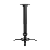 AISENS Soporte Universal Giratorio  Inclinable y Extensible de Techo para Proyector 13 5Kg  Negro