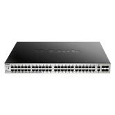 L3 D-LINK EMPILHÁVEL DGS-3130-54PS/E 48P POE (370W) GIGABIT + 2P 10G + 4P 10G SFP+