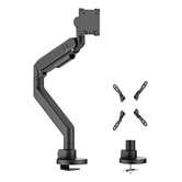 AISENS Soporte de mesa pro contrapeso giratorio e inclinable para monitor TV 27kg  3 pivotes  1 brazo  de 24 57  Negro