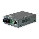 CONVERTIDOR FIBRA LEVEL ONE FVT-1104 RJ45 ETHERNET A FIBRA MONOMODO SC 60KM