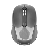 MOUSE NGS WIRELESS HAZE 800/1600DPI 2,4 GHz RECEPTOR NANO USB COR CINZA/PRETO
