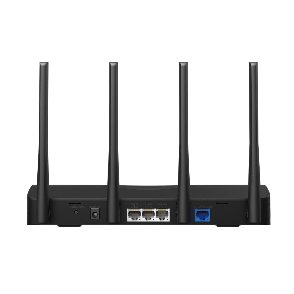 ROUTER WIFI 7 TRIPLE BANDA MERCUSYS MR27BE BE3600 4P 3.6Gbps 2x2.5Gbps ...