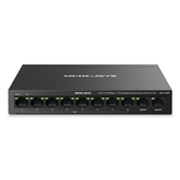 SWITCH POE+ NO GESTIONABLE MERCUSYS MS110CMP 10P 10xRJ45 100Mbps 8xPoE+ 2xGbps 65W 250m