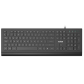 TECLADO CON CABLE, NEGRO, ESPAÑOL